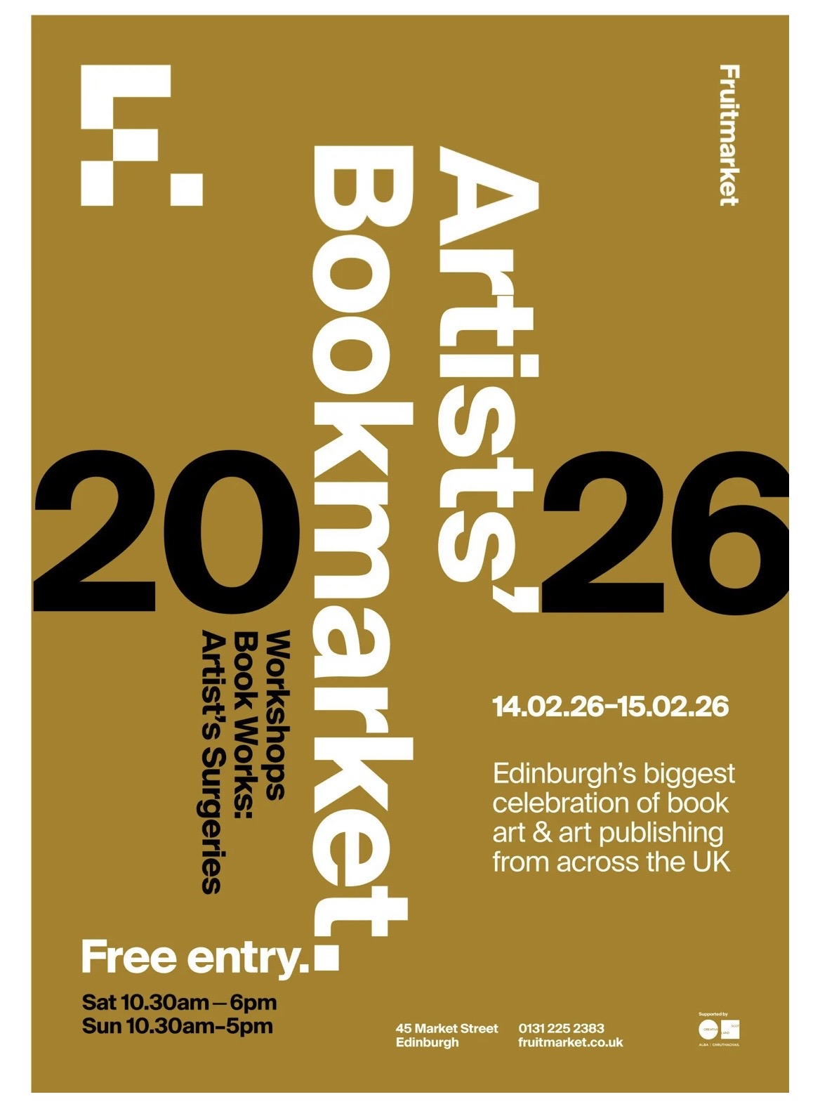 Fruitmarket Artists Bookmarket 2026